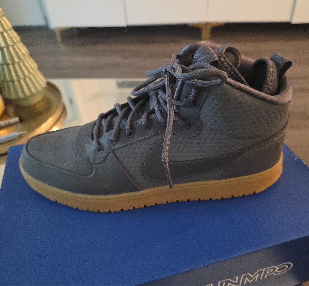 Size 13 - Nike Court Borough Mid - Winter Dark Grey - Picture 8 of 10